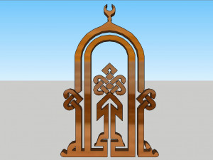 71 Islamic ornament 3D 模型