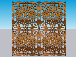 71 Islamic ornament 3D 模型