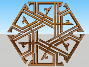 71 Islamic ornament 3D 模型
