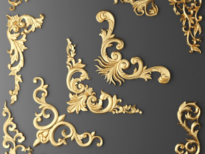 Collection of classic carvings 3D Model