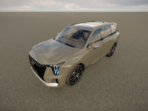 GAC Trumpchi GS8 Hybrid 2022 Model 3D