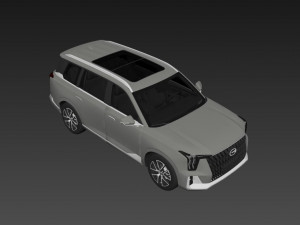 GAC Trumpchi GS8 Hybrid 2022 Model 3D