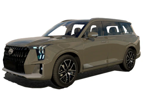 GAC Trumpchi GS8 Hybrid 2022 3D Model