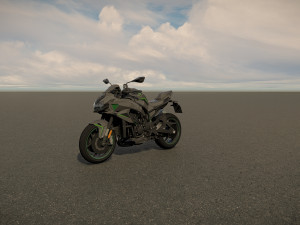 Kawasaki Z H2 3D-Modell