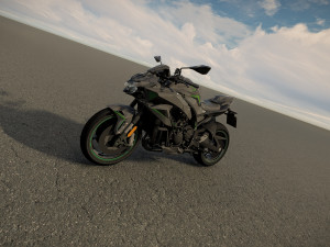 Kawasaki Z H2 3D-Modell