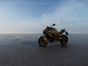 Kawasaki Z H2 3D-Modell