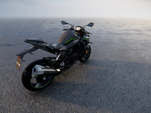 Kawasaki Z H2 3D-Modell