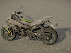 Kawasaki Z H2 3D Model in Motorcycle 440621 | 3DExport