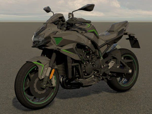 Kawasaki Z H2 3D Model in Motorcycle 440621 | 3DExport