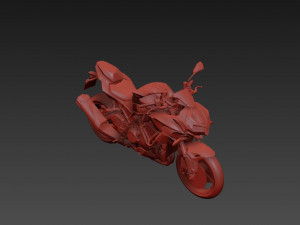 Kawasaki Z H2 3D-Modell