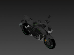 Kawasaki Z H2 3D-Modell