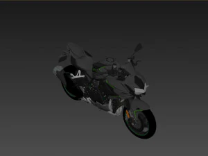 Kawasaki Z H2 3D Model in Motorcycle 440621 | 3DExport