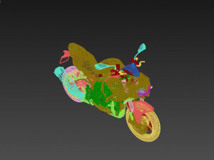 Kawasaki Z H2 3D-Modell