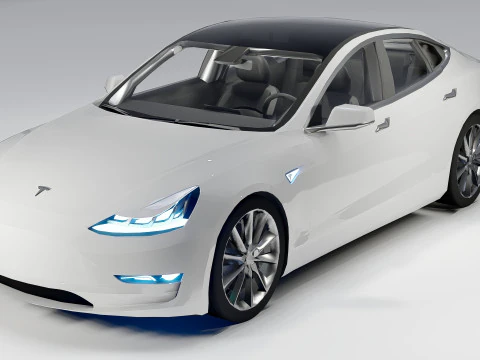 Tesla Model 3 3D Model