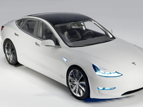 Tesla Model 3 3D Model