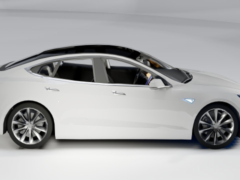 Tesla Model 3 3D Modell