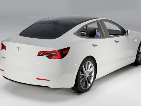 Tesla Model 3 3D Model