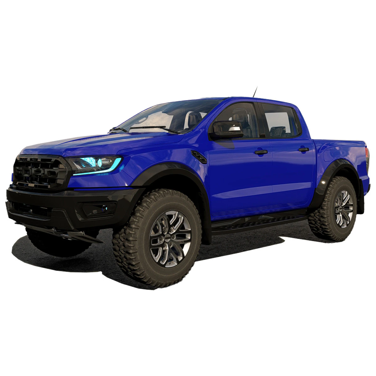 Fo rd Ranger Raptor 3D Model .c4d .max .obj .3ds .fbx .stl .blend