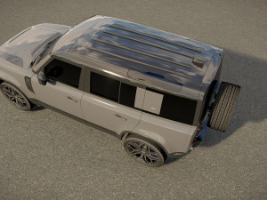 Land Rover Defender 110 2022 3D Model