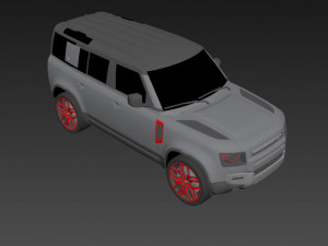 Land Rover Defender 110 2022 3D Model