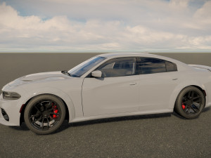 Dodge Charger SRT Hellcat 2022 3D Model