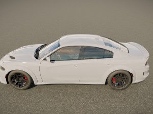 Dodge Charger SRT Hellcat 2022 3D Model