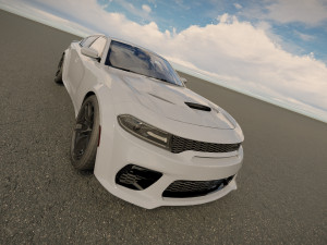 Dodge Charger SRT Hellcat 2022 3D Model