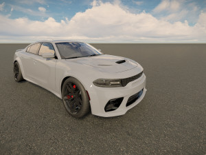 Dodge Charger SRT Hellcat 2022 3D Model