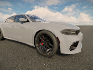 Dodge Charger SRT Hellcat 2022 3D Model