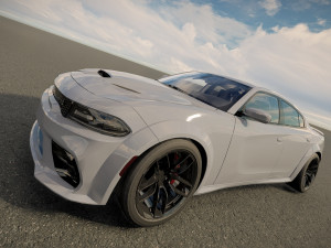 Dodge Charger SRT Hellcat 2022 3D Model