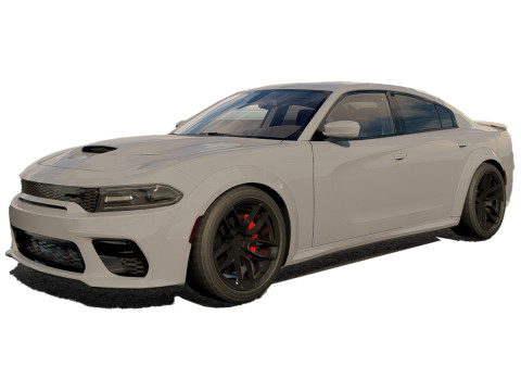 Dodge Charger SRT Hellcat 2022 3Dモデル