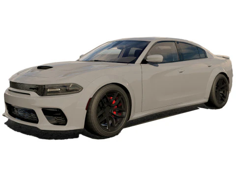 ダッジ チャージャー SRT ヘルキャット 2022 3Dモデル