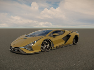 Lambo rghini sian 3D Model