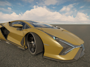 Lambo rghini sian 3D Model