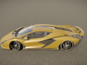 Lambo rghini sian 3D Model