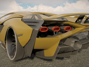 Lambo rghini sian 3D Model