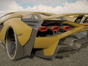 Lambo rghini sian 3D Model