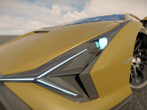 Lambo rghini sian 3D Model