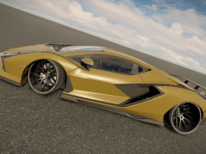 Lambo rghini sian 3D Model
