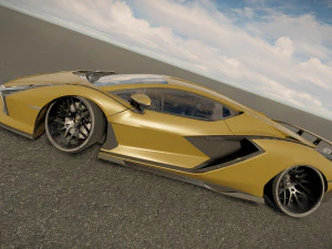 Lambo rghini sian 3D Model