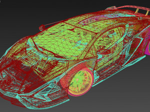 Lambo rghini sian 3D Model