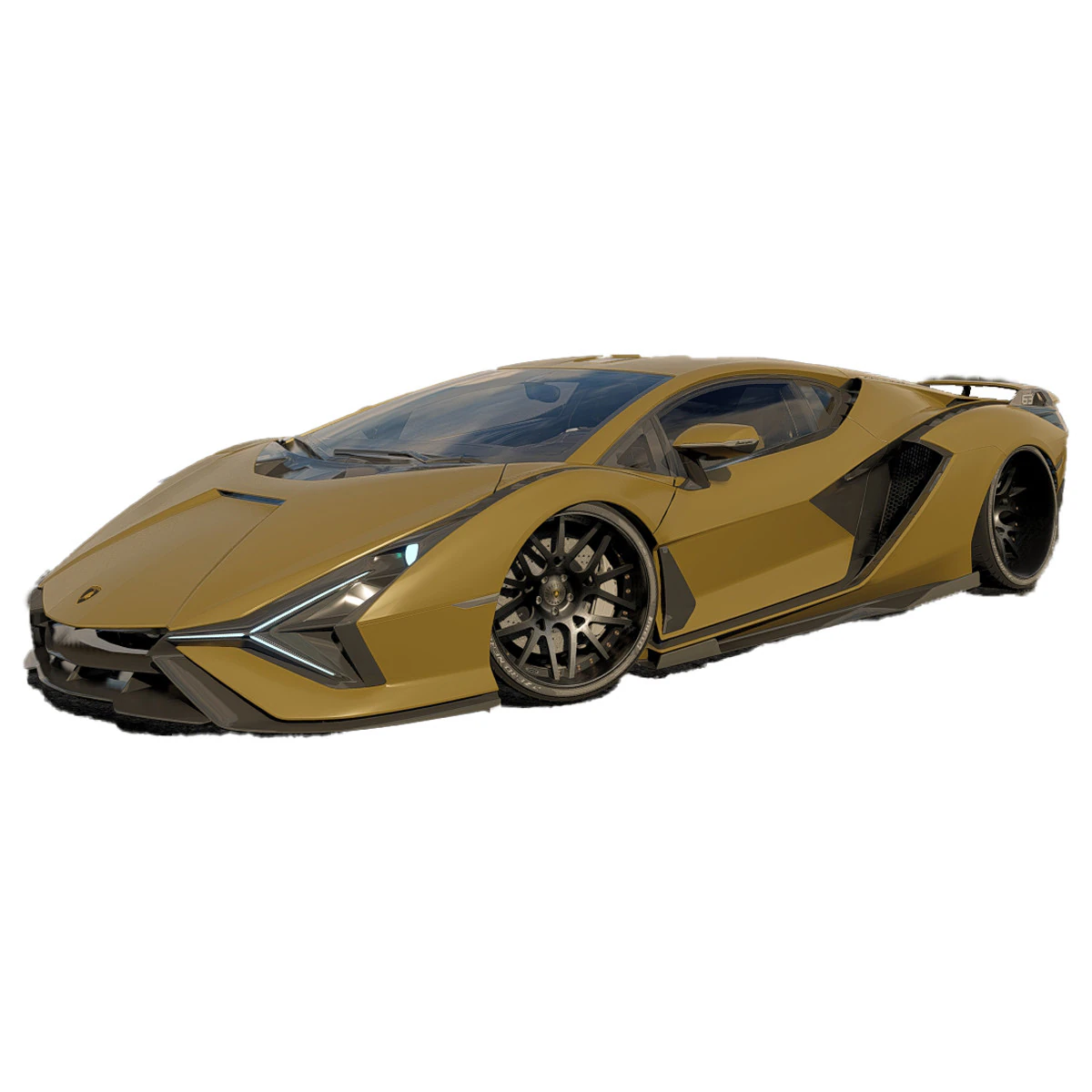 Lambo rghini sian 3D Model .c4d .max .obj .3ds .fbx .stl .blend