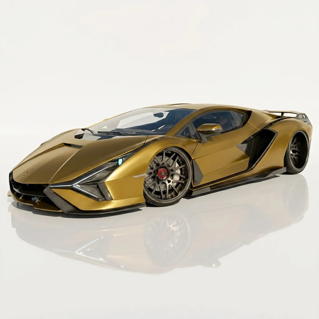 Lambo rghini sian 3D Model .c4d .max .obj .3ds .fbx .stl .blend 