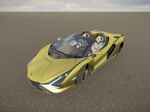 Lambo rghini Sian Roadster 3D-Modell