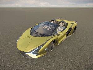 Lambo rghini Sian Roadster 3D Model