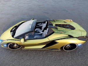 Lambo rghini Sian Roadster 3D Model