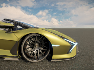 Lambo rghini Sian Roadster 3D-Modell