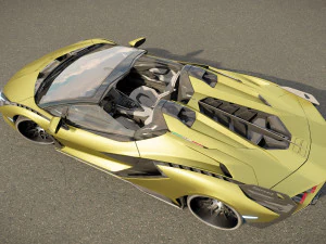 Lambo rghini Sian Roadster 3D Model