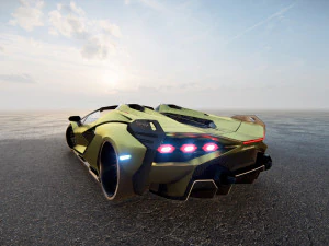 Lambo rghini Sian Roadster 3D Model