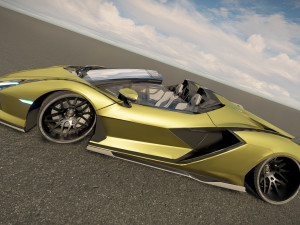 Lambo rghini Sian Roadster 3D-Modell